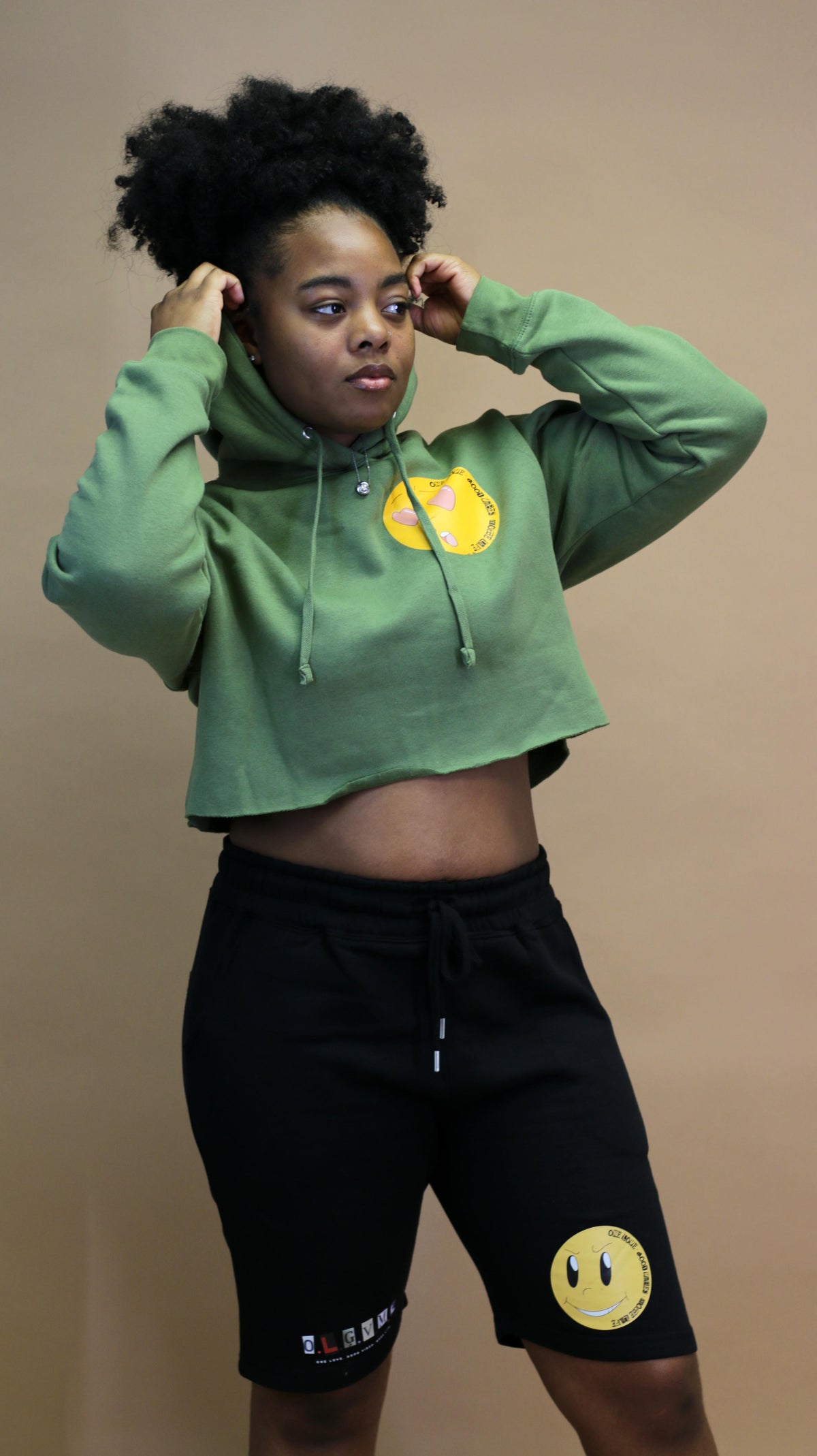 Love Struck Crop Top Hoodie