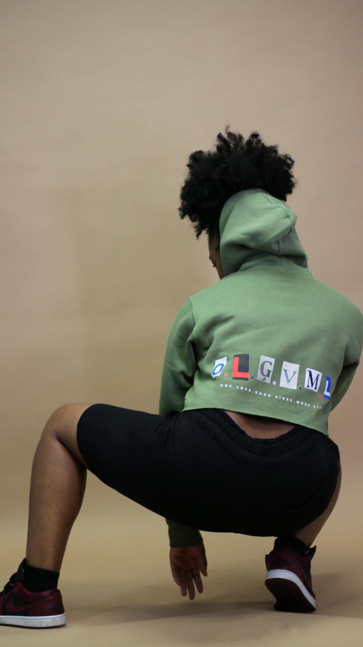 Love Struck Crop Top Hoodie