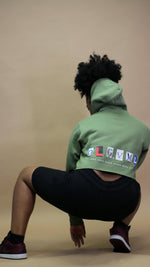 Love Struck Crop Top Hoodie