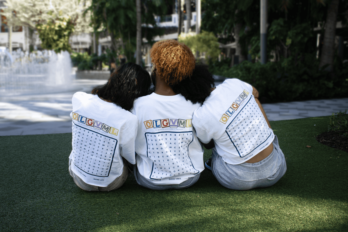 Word Puzzle Oversized T